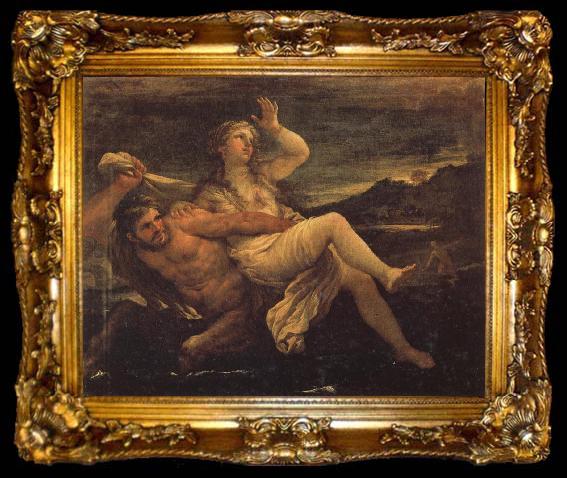 framed  Luca Giordano Repe of Deianira, ta009-2